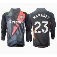 Dres Aston Villa Emiliano Martinez #23 Brankarsky Preč 2024-25 Dlhy Rukáv